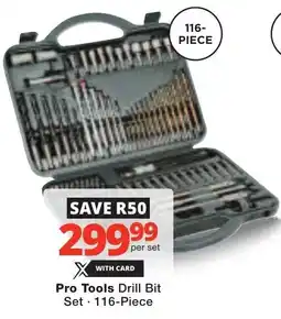 Checkers Pro Tools Drill Bit Set offer
