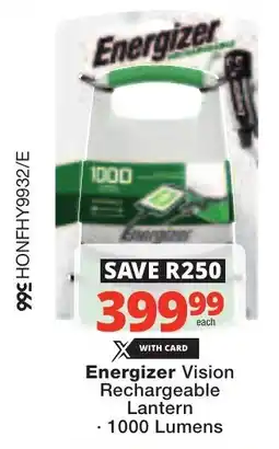 Checkers Energizer Vision Rechargeable Lantern offer