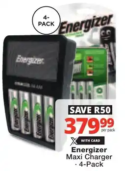 Checkers Energizer Maxi Charger offer
