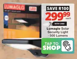 Checkers Lumaglo Solar Security Light offer