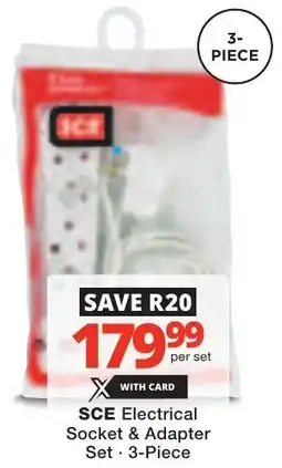 Checkers SCE Electrical Socket & Adapter Set offer