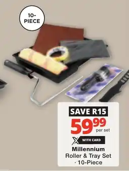 Checkers Millennium Roller & Tray Set offer