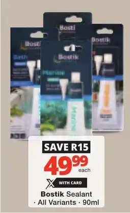 Checkers Bostik Sealant offer