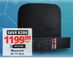Checkers Maverick 4K TV Box offer