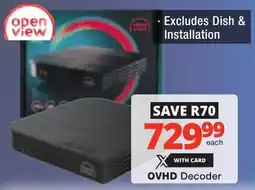 Checkers OVHD Decoder offer