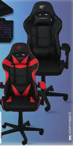 Checkers Havit Gamenote Gaming Chair Red/ Black offer