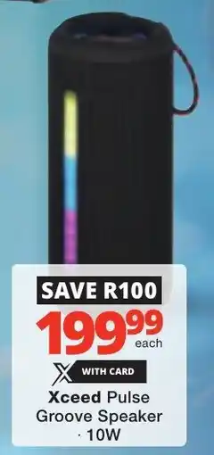Checkers Xceed Pulse Groove Speaker offer