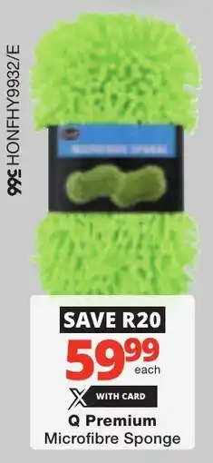 Checkers Q Premium Microfibre Sponge offer