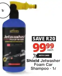 Checkers Shield Jetwasher Foam Car Shampoo offer