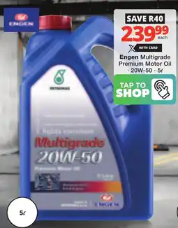Checkers Engen Multigrade Premium Motor Oil offer