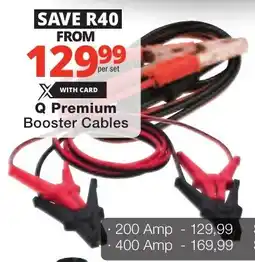 Checkers Q Premium Booster Cables offer