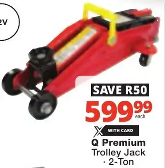 Checkers Q Premium Trolley Jack offer