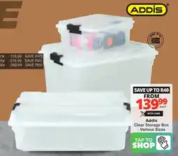 Checkers Addis Clear Storage Box offer