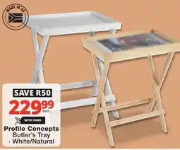 Checkers Profile Concepts Butler's Tray offer