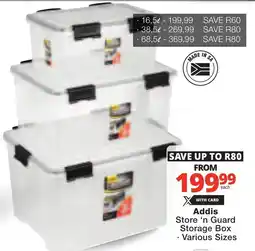 Checkers Addis Store 'n Guard Storage Box offer