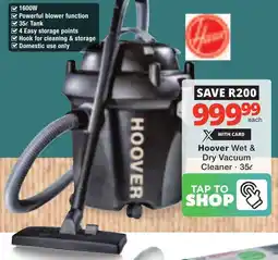 Checkers Hoover Wet & Dry Vacuum Cleaner offer