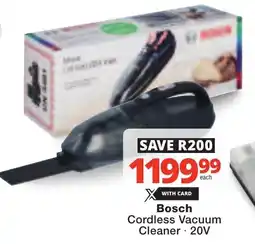 Checkers Bosch Cordless Vacuum Cleaner offer
