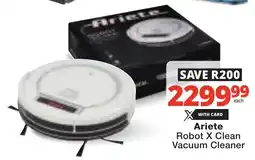 Checkers Ariete Robot X Clean Vacuum Cleaner offer