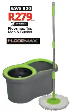 Checkers Floormax Top Mop & Bucket offer
