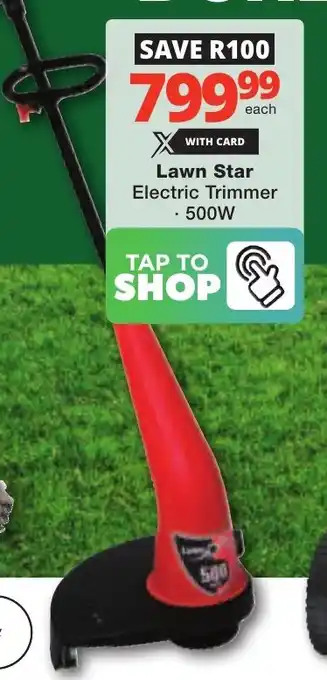 Checkers Lawn Star Electric Trimmer offer