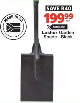 Checkers Lasher Garden Spade offer