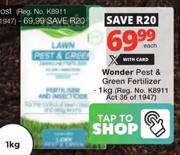 Checkers Wonder Pest & Green Fertilizer offer