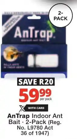 Checkers AnTrap Indoor Ant Bait offer