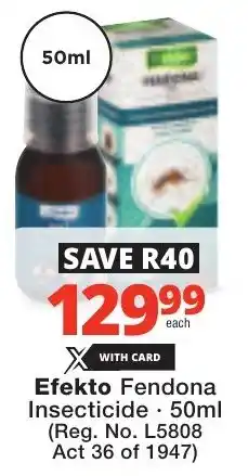 Checkers Efekto Fendona Insecticide offer