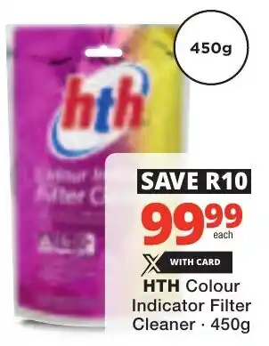 Checkers HTH Colour Indicator Filter Cleaner offer