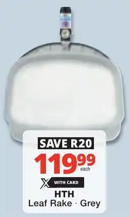 Checkers HTH Leaf Rake offer