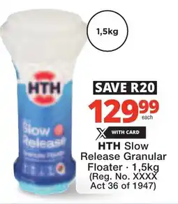 Checkers HTH Slow Release Granular Floater offer