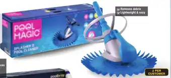 Checkers Pool Magic Splasher II Pool Cleaner Combination Set offer