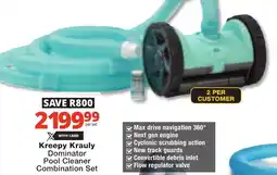 Checkers Kreepy Krauly Dominator Pool Cleaner Combination Set offer