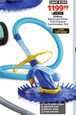 Checkers Zodiac Baracuda Pacer Pool Cleaner Combination Set offer