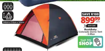 Checkers BushBaby Colorado Dome Tent offer