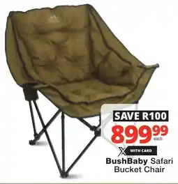 Checkers Bush Baby Safari Bucket Chair offer