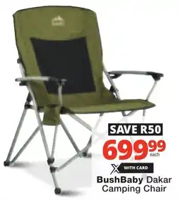 Checkers BushBaby Dakar Camping Chair offer