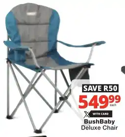 Checkers BushBaby Deluxe Chair offer
