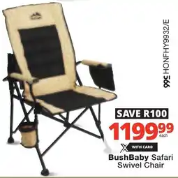 Checkers BushBaby Safari Swivel Chair offer