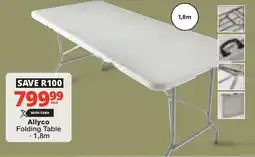 Checkers Allyco Folding Table offer