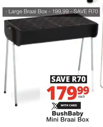 Checkers BushBaby Mini Braai Box offer