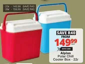 Checkers Alplas Polar Chill Cooler Box offer