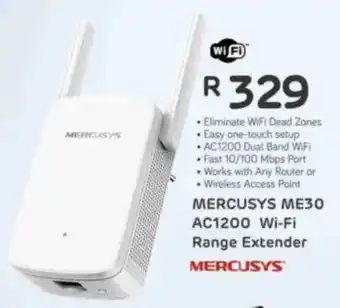 MERCUSYS ME30 AC1200 Wi-Fi Range Extender