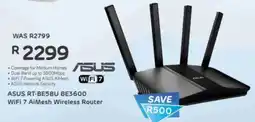 Computer Mania ASUS RT-BE58U BE3600 WiFi 7 AiMesh Wireless Router offer