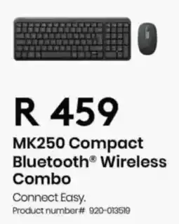 Computer Mania Logitech MK250 Compact Bluetooth Wireless Combo offer