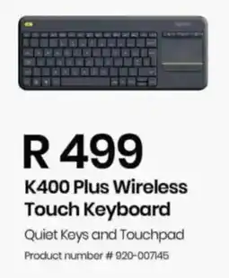 Computer Mania Logitech K400 Plus Wireless Touch Keyboard offer