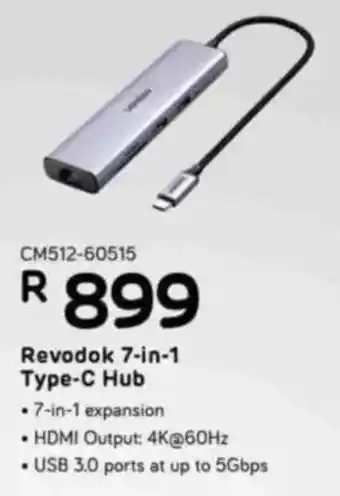 Computer Mania UGREEN Revodok 7-in-1 Type-C Hub offer