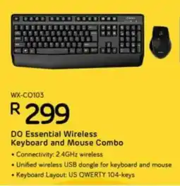 Computer Mania Winx DO Essential Wireless Keyboard and Mouse Combo offer