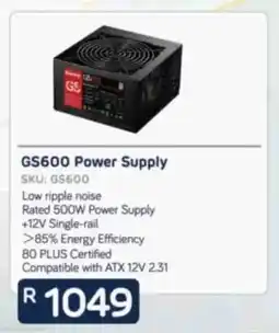 Computer Mania Huntkey GS600 Power Supply offer