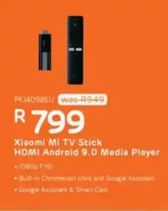 Computer Mania Xiaomi Mi TV Stick HDMI Android 9.0 Media Player offer